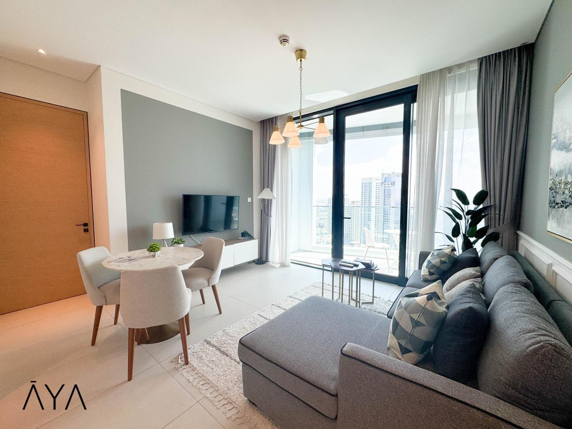 Jumeirah Gate Tower 1 - Stylish Apartment With Pool & City Views Dubaj Zewnętrze zdjęcie